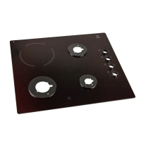 Стеклокерамическая варочная поверхность 140028843013 для газовых панелей Electrolux